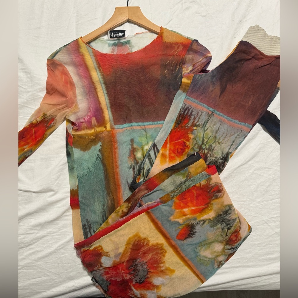 Jean Paul Gaultier Multicolor Artistic Dress